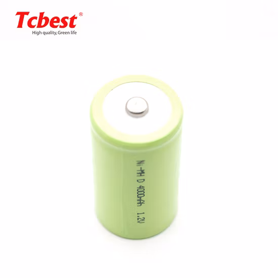 Ni-MH CE RoHS Certificated Deep Cycle 1.2V D 4000mAh Ni-MH RC Car Toy Battery